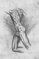 Michael Hensley Drawings, Male Form 54
